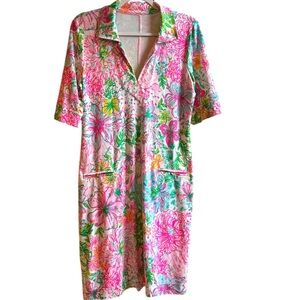 Lilly Pulitzer Quincey Shift Dress Size M Resort Cruise Vacation Summer Party
